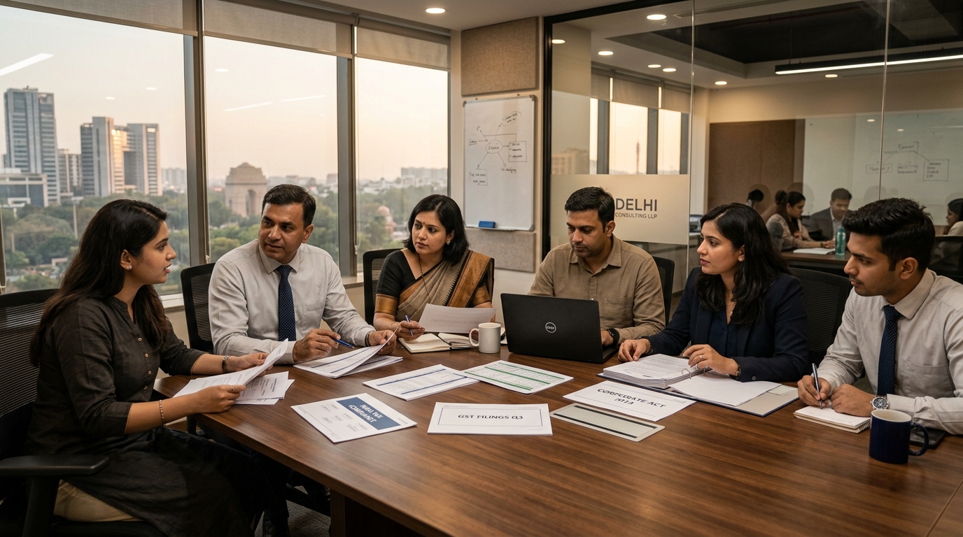 TaxYntra Advisory LLP professional consulting team in New Delhi